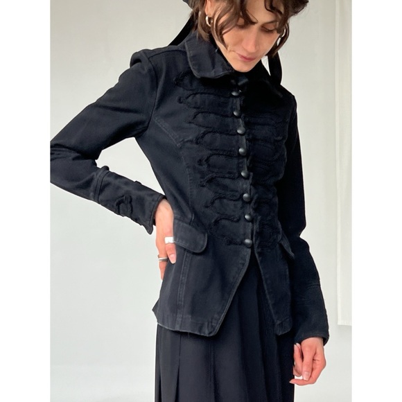 Tripp nyc Other - Tripp NYC Vintage Goth Military Black Parade Y2K Jacket Black Gothcore Romantic